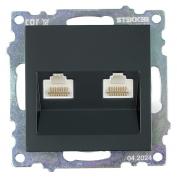 КАТРИН Роз. комп. 2м. RJ-45, STEKKER, GLS00-7109-05, черный