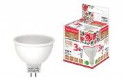 Лампа LED  MR16-3 Вт-230 В-3000 К–GU5,3 Народная 1/10/200