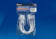 Соед-ль UCX-SK2/A67-NNN прямой для LED лент 220В 3528, 2 конт., прозр.,5 шт, CLEA