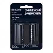 Аккумулятор Ni-MH AA/HR6, 1,2В, 2800мАч, 2 шт, блистер REXANT