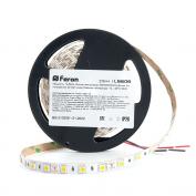 Лента светодиодная, 60SMD(5050)/m 14.4W/m 12V 5m белый на белом, LS606(5м)