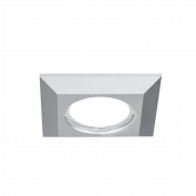 Св-к Aluminium AL007 Квадрат. Матовый алюминий, Gu5.3 (1/30шт)
