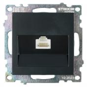 КАТРИН Роз. комп. 1м. RJ-45, STEKKER, GLS00-7107-05, черный