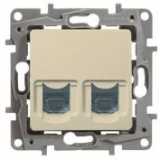 Этика Розетка RJ11+RJ45 к5 UTP СЛНК
