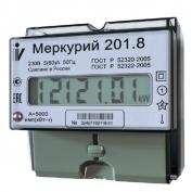 Счетчик Меркурий 201.8 5-80А 1т ЖКИ