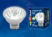 Лампа LED-MR11-3W/4000K/GU4 GLZ21TR 12V. Прозрачная. 4000K Uniel 1/20