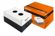 Корпус КП102 для кнопок 2 места белый