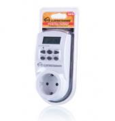 Таймер-розетка TMH-E-4 16A x1 IP20 Белый недельный/электр.