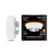 Лампа Gauss LED GX53 6W 2700K 1/10/50