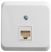 Этюд Розетка комп. RJ45 кат.5Е о/у бел (10шт)
