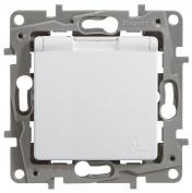 Этика Розетка 2К+З винты IP44 бел. Pluse(20/200шт)
