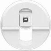 Селиан Лицевая панель розетки RG45 (белая)(1/10)