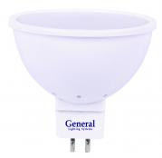 Лампа светодиод.General GLDEN-MR16-4-230-GU5.3-3000 (1/100) снято