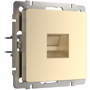 Веркель Розетка Ethernet RJ-45 (шампань)