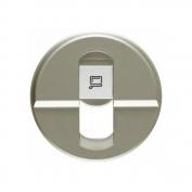 Селиан Лицевая панель розетки RG45 (титан)