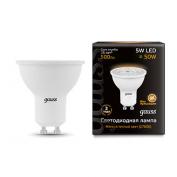 Лампа Gauss LED GU10 5Вт 2700K 220V (1/10/100)