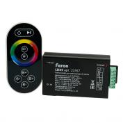 Контроллер для светодиодной ленты RGB с П/У черный, 18А12-24V, LD55
