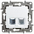 Этика Розетка RJ11+RJ45 кат5 UTP БЕЛ