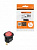 Выключ. клав. круглый KCD2-101N 12В AC/DC, 1P, 20А, (3с), ON-OFF, черн./красн. LED, TDM