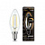 Лампа Gauss LED Filament Candle dimmable E14 5W 2700К 1/10/50